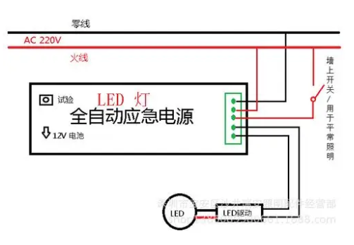 应急led灯管接线�Ҏ���?根线.png